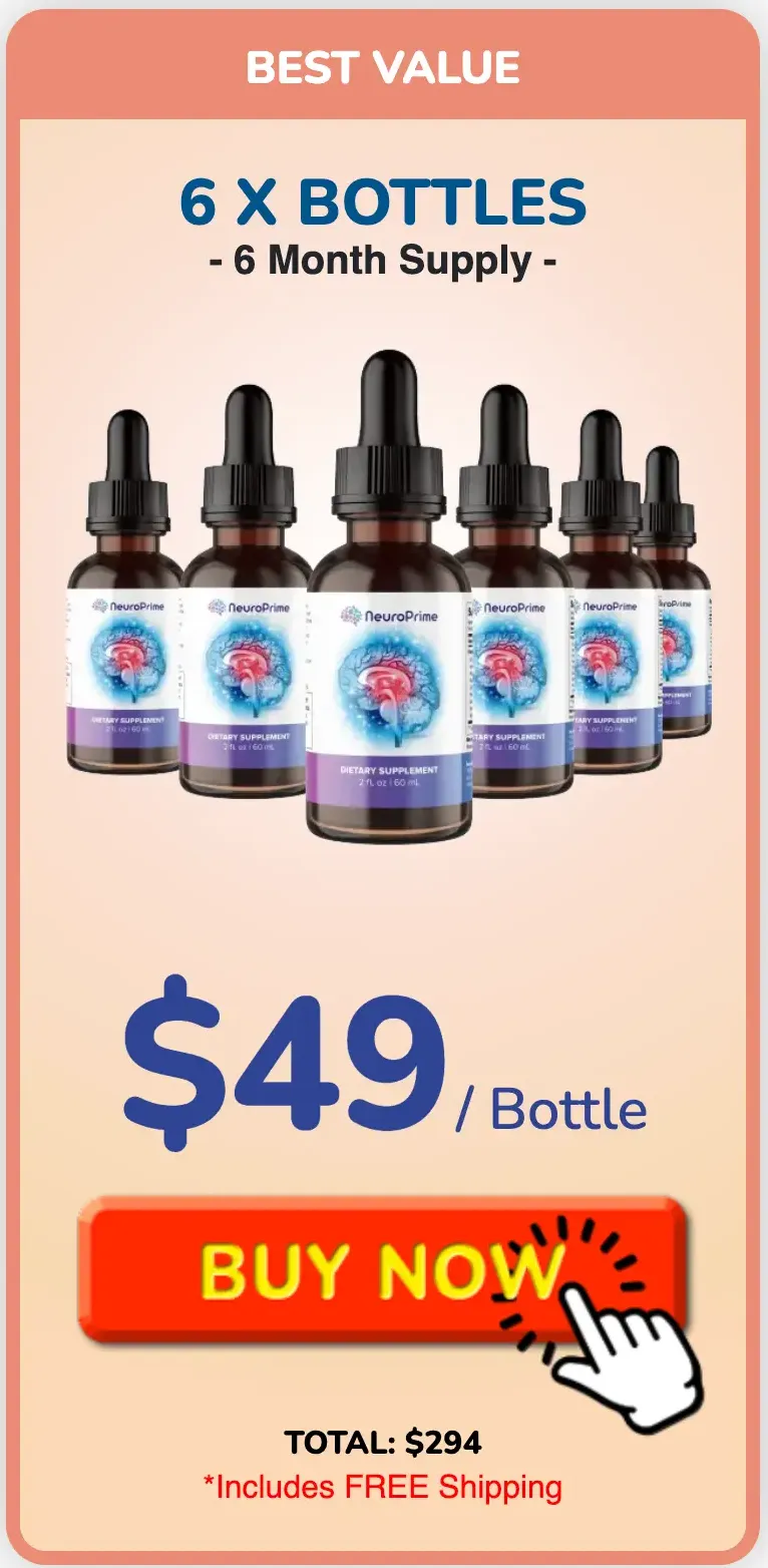 NeuroPrime Buy 6 Bottles